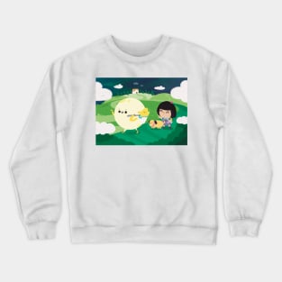 Siguiendo la luna Crewneck Sweatshirt